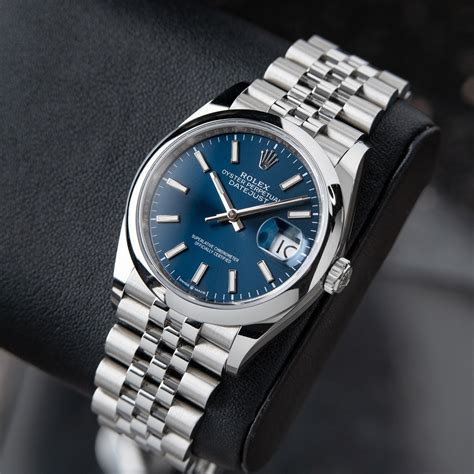 rolex datejust blue 36|rolex datejust 36mm price.